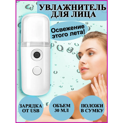 Мини портативный увлажнитель для ухода за кожей белый 58500₽