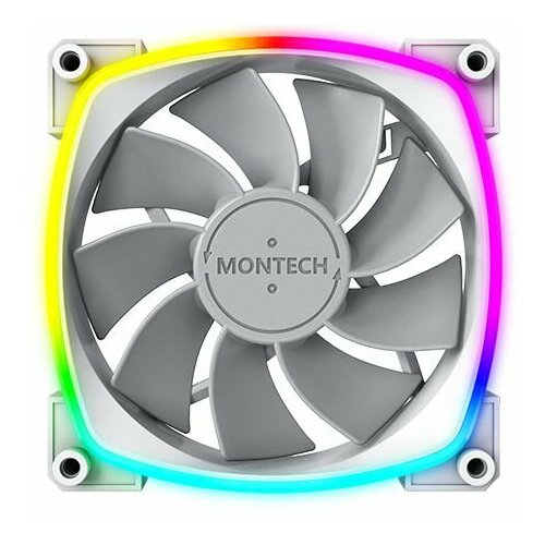 Реверсный вентилятор Montech RX 120 PWM WHITE вентилятор для компьютера adata xpg hurricane 120 argb pwm black