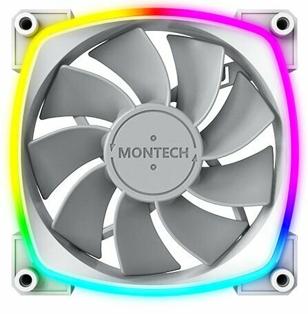 Реверсный вентилятор Montech RX 120 PWM WHITE