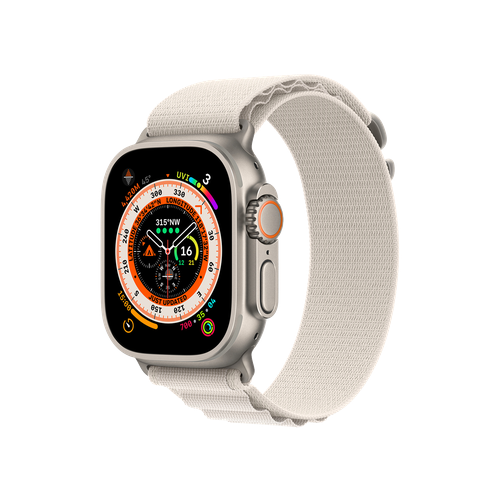 Apple Watch Ultra 49mm Titanium Case Alpine Loop Starlight M 145190 mm 6962000₽