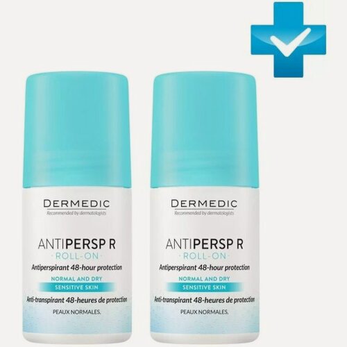 Изображение товара Дезодорант-антиперспирант Dermedic R, 60 мл*2 шт (промо)