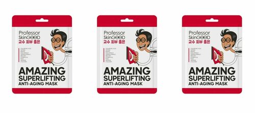 Professor SkinGOOD Лифтинг-Маска омолаживающая Amazing Superlifting Anti-Aging Mask, 3 штуки