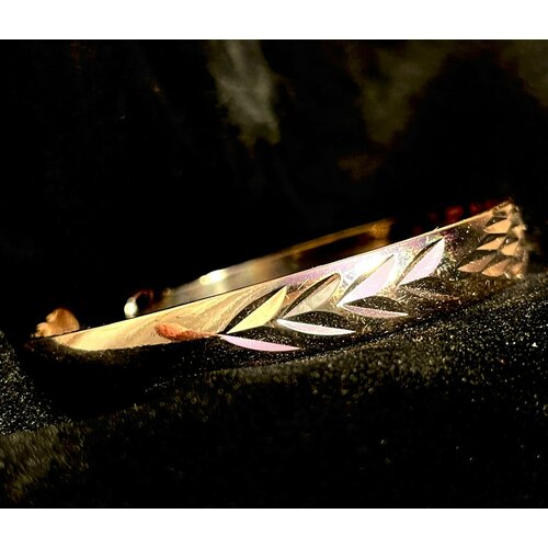 фото Браслет, 1 шт., размер 8 см, диаметр 6 см, золотой ip filippova