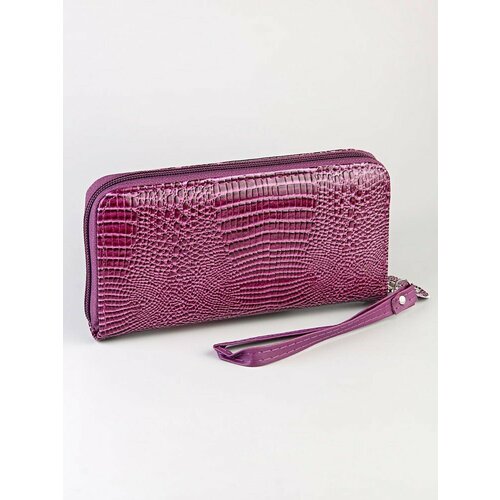 Кошелек BAREZ фактура глянцевая фиолетовый 449₽