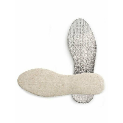 Стельки ПИК Зимние натуральный войлок/искуственный войлок/фольга 3-слойная, универсальный размер