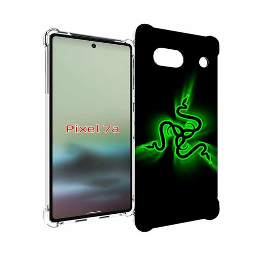 Чехол MyPads Razer для Google Pixel 7A задняя панель накладка бампер