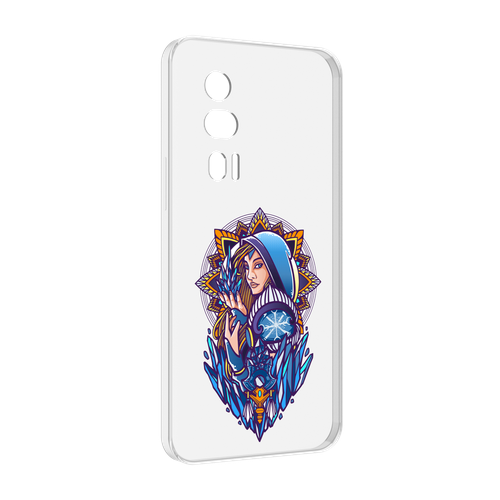 Чехол MyPads кристал мейден дота 2 для Xiaomi Redmi K60 задняя-панель-накладка-бампер
