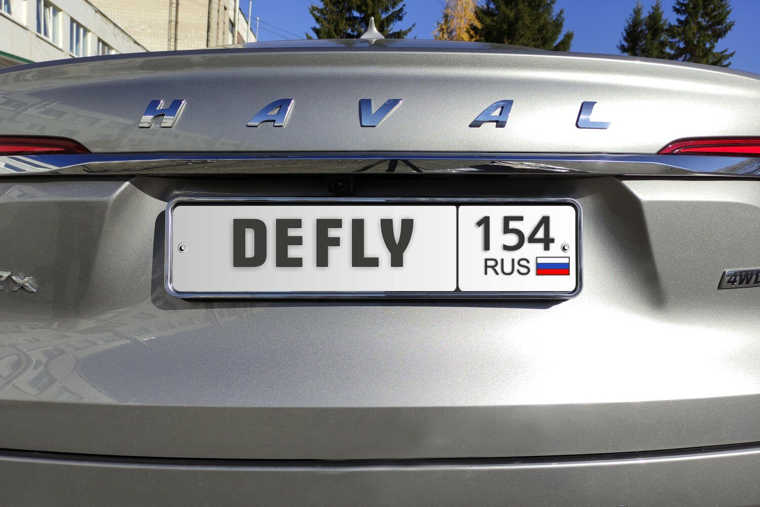 Defly Рамка для номера автомобиля из нержавеющей стали