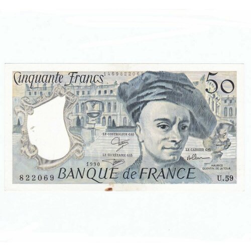 Франция 50 франков 1990 г.