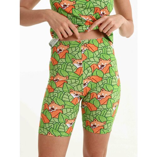 фото Трусы la-lama, размер xs, зеленый, оранжевый