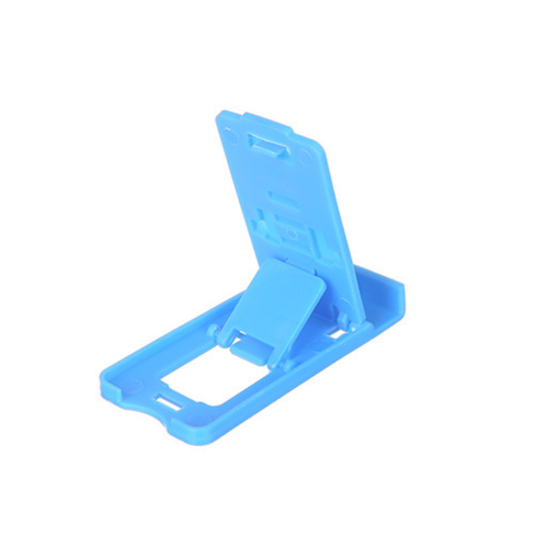 Универсальная складная компактная настольная мини-подставка MyPads для мобильного телефона голубая