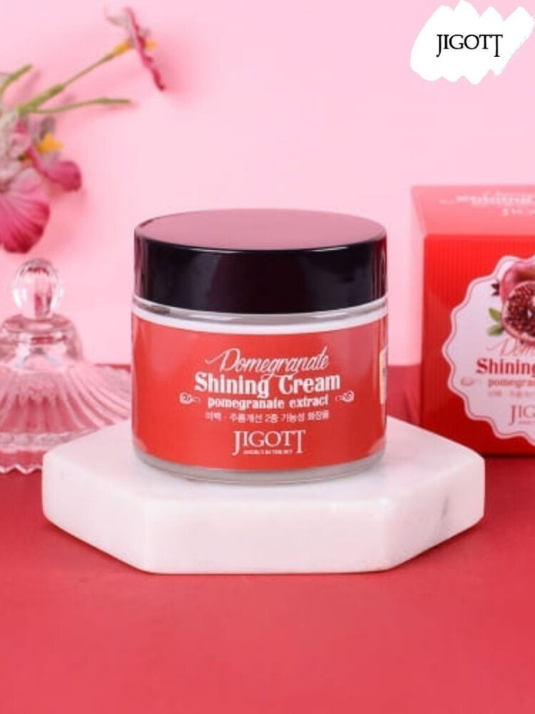 Jigott CREAM Крем для лица с экстрактом граната POMEGRANATE SHINING CREAM, 70 мл.