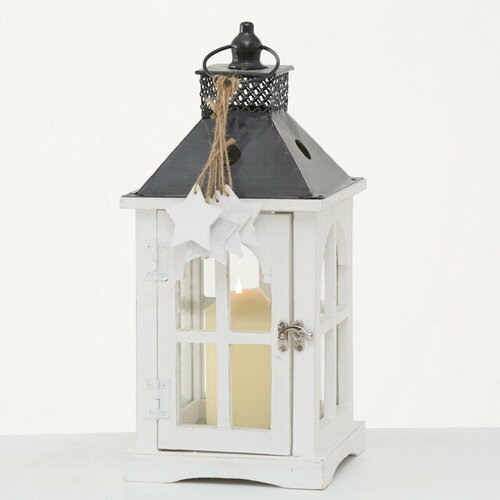 Boltze Деревянный подсвечник-фонарь Тальберг 39 см 9825500