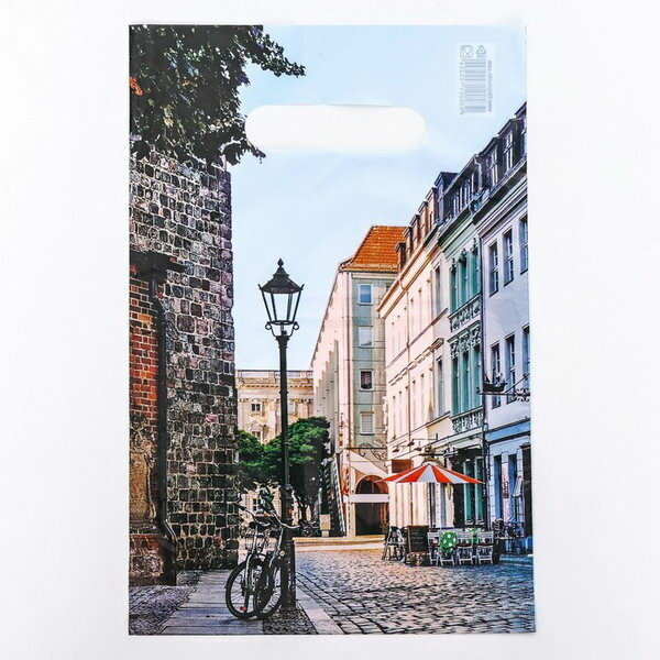 фото Пакет "Улица", полиэтиленовый с вырубной ручкой, 20х30 см, 30 мкм набор 20 штук