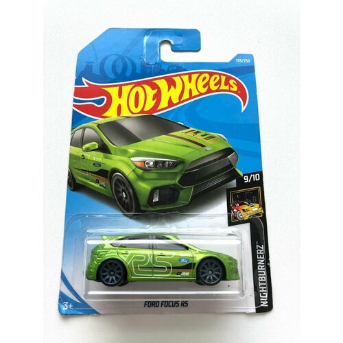 Hot Wheels FORD FOCUS RS Форд 139/250 Nightburnerz 9/10 Mattel FYD15 2019 hot wheels mazda repu мазда 138 250 nightburnerz 7 10 mattel fyd72 2019