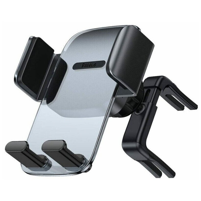 Baseus Автодержатель Baseus Easy Control Clamp Car Mount Holger Applicable to Round Air Outlet Version Black для смартфонов до 6.5" черный SUYK000201