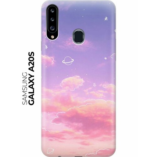 RE: PA Накладка Transparent для Samsung Galaxy A20s с принтом Розовое небо и космос re pa накладка transparent для samsung galaxy a8 2018 с принтом розовое небо и космос