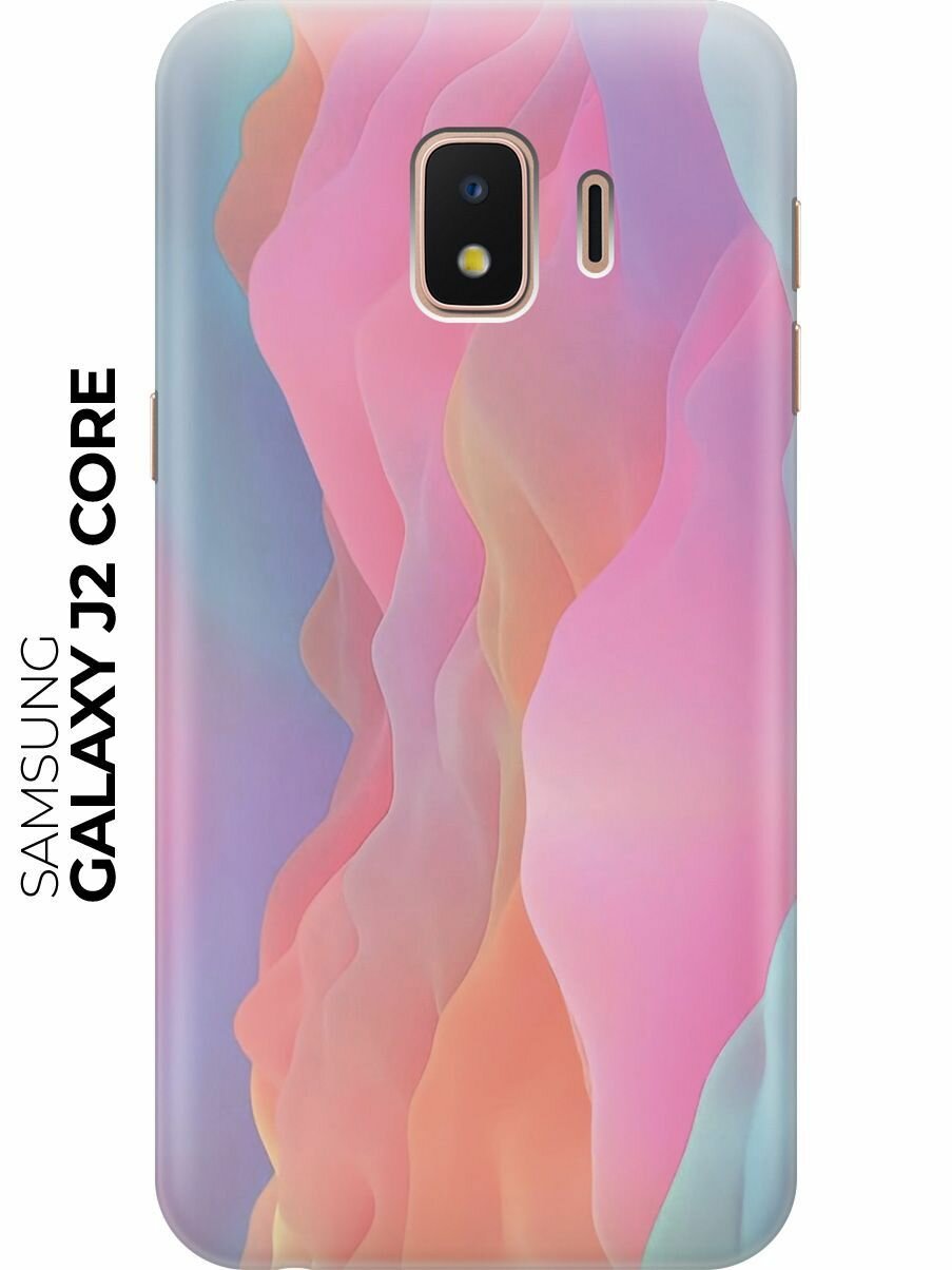 Силиконовый чехол Розовая дымка на Samsung Galaxy J2 Core / Самсунг Джей 2 Кор