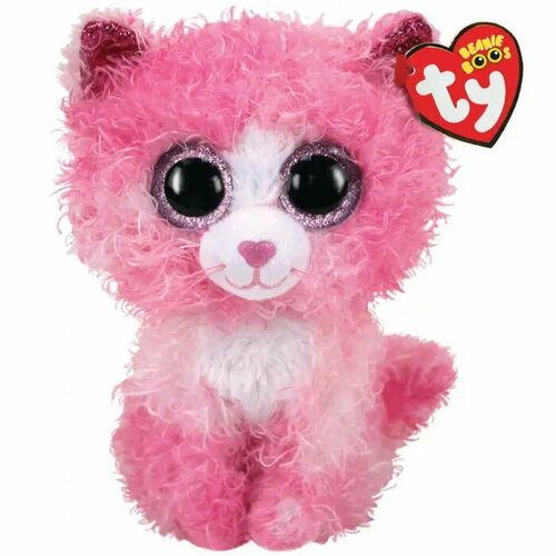 Ty Inc Мягкая игрушка Розовый котенок Reaga Beanie Boos Ty Inc 36479