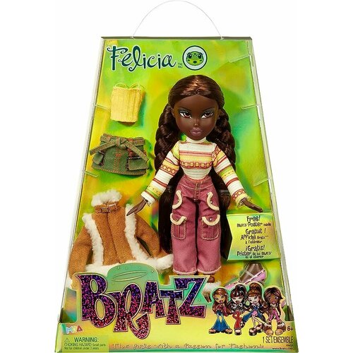 Кукла Братц Фелиция - Bratz Original Fashion Doll Felicia Series 3 (перевыпуск 2023 года). 592013
