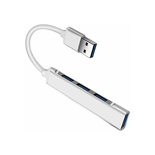 USB концентратор, алюминий, с 4 портами USB 3.0
