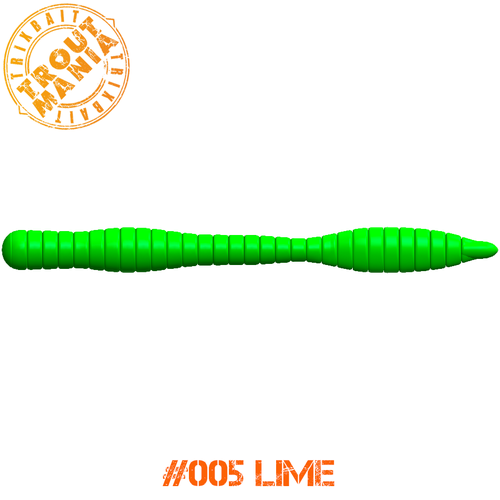 Бобриный хвост Fat Worm 3" -005 Lime (Cheese)