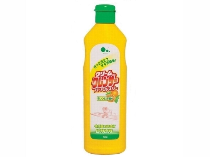 Чистящий крем с ароматом апельсина очищение без царапин Mitsuei