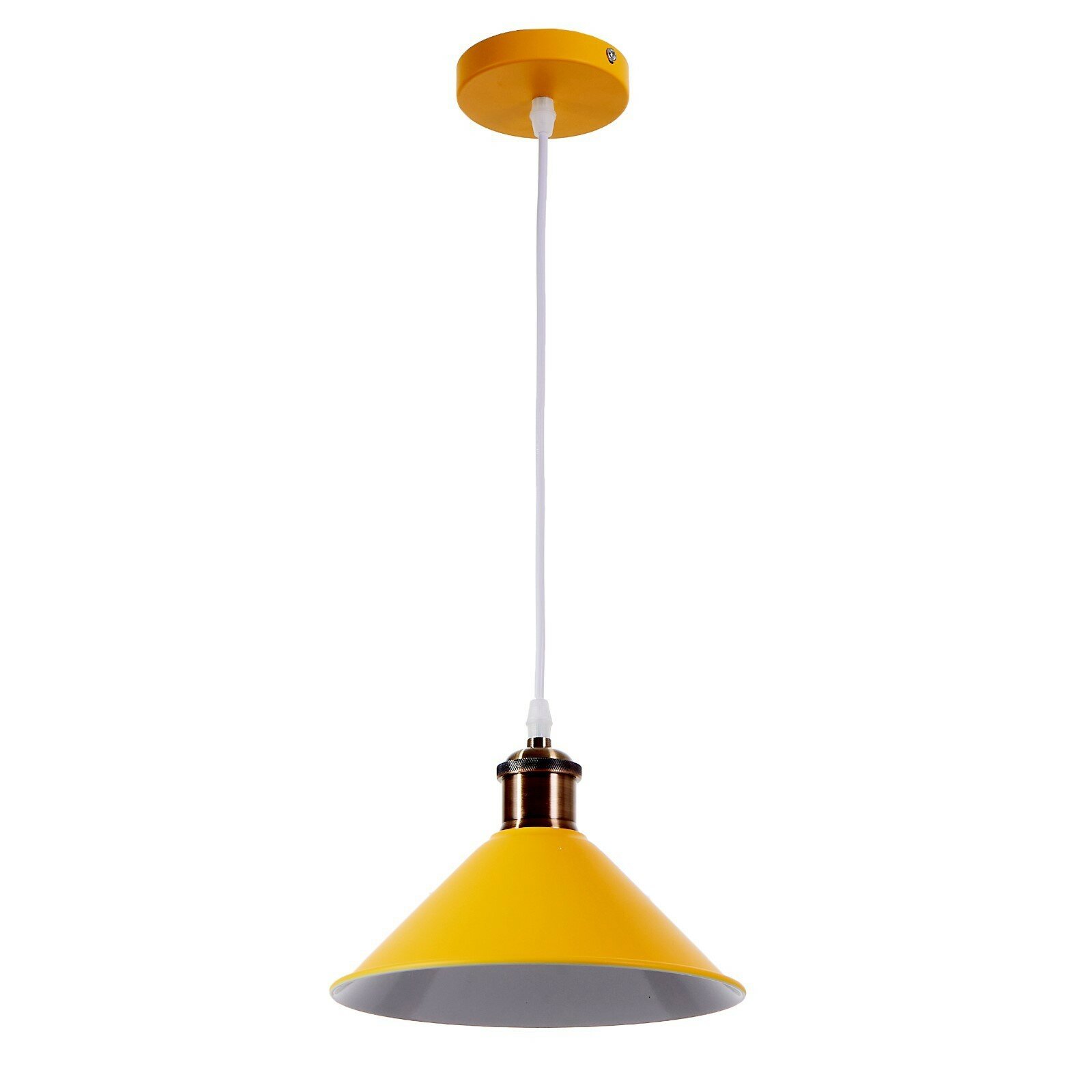 фото Светильник 1244/1YL E27 40Вт желтый 22х22х8,5-108 см