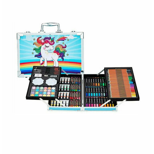 Набор для рисования Набор для рисования в чемоданчике с Пони Набор для рисования 147 предметов Цвет голубой 1599₽