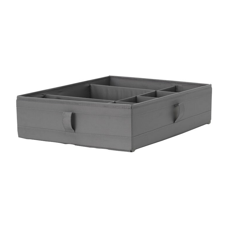 Ящик IKEA SKUBB, для хранения, складная, ручки для переноски, 44х34х11 см