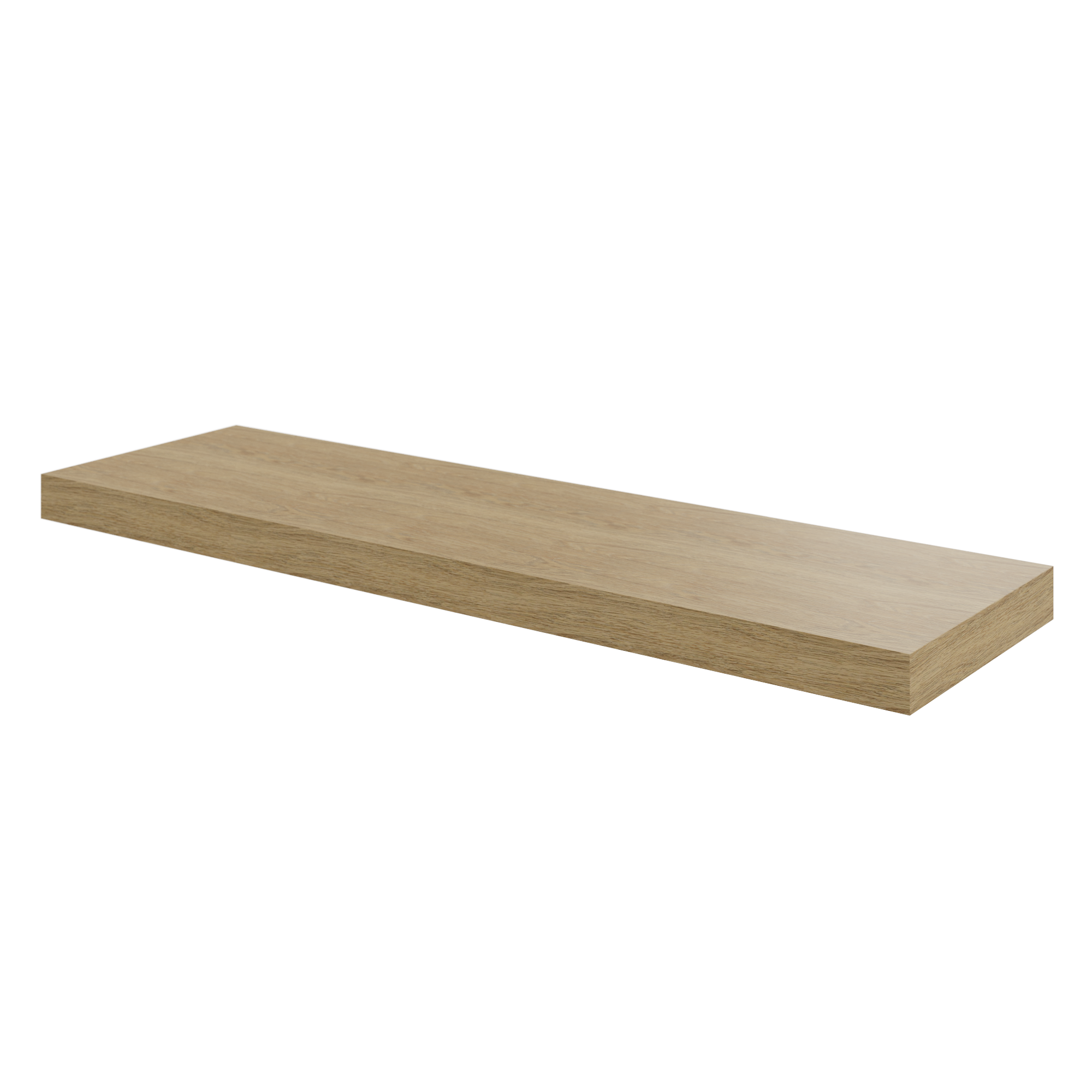 Полка мебельная Spaceo Oak 80x23.5x3.8 см МДФ цвет дуб