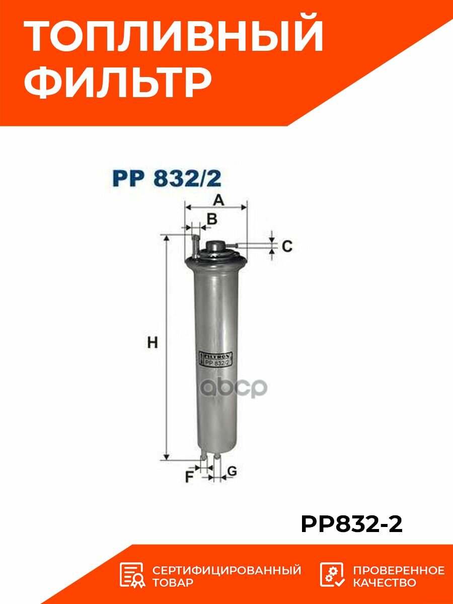 Топливный фильтр Filtron - фото №5