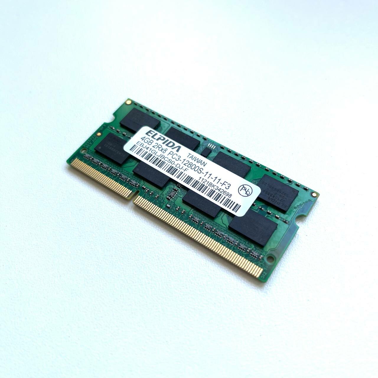 Оперативная память ELPIDA DDR3 4GB 1600Мгц 2Rx8 PC3-12800S 1.5v SODIMM для ноутбука