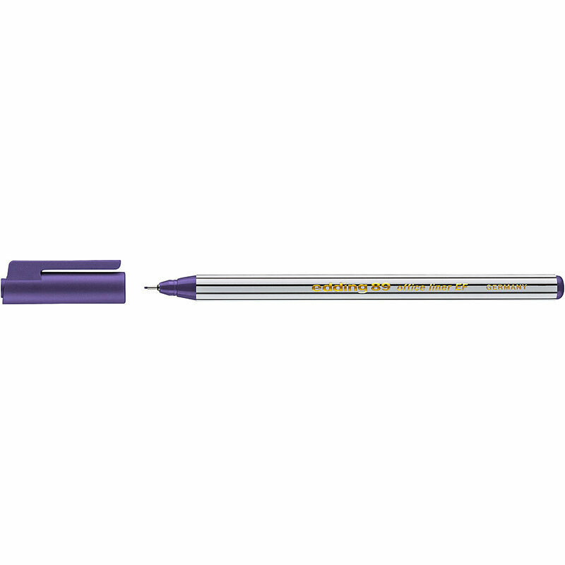 Линер edding 89, круглый наконечник, 0.3 мм, EF Фиолетовый