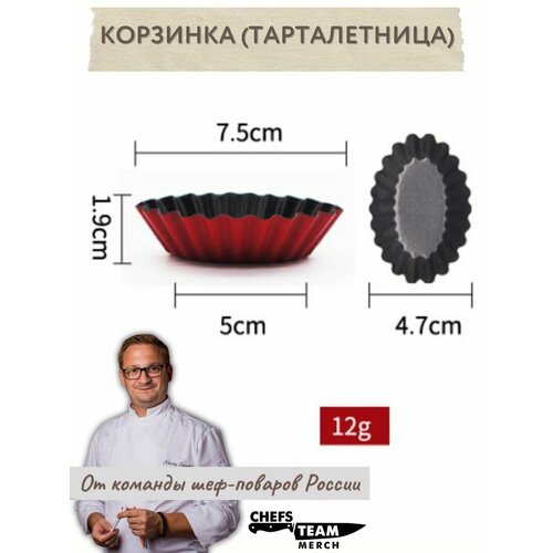 Форма для выпечки кексов маффинов тарталеток №3