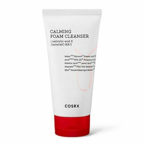 COSRX Успокаивающая пенка для умывания AC Collection Calming Foam Cleanser 150 мл средства для умывания cosrx пенка для умывания для проблемной кожи ac collection calming foam cleanser