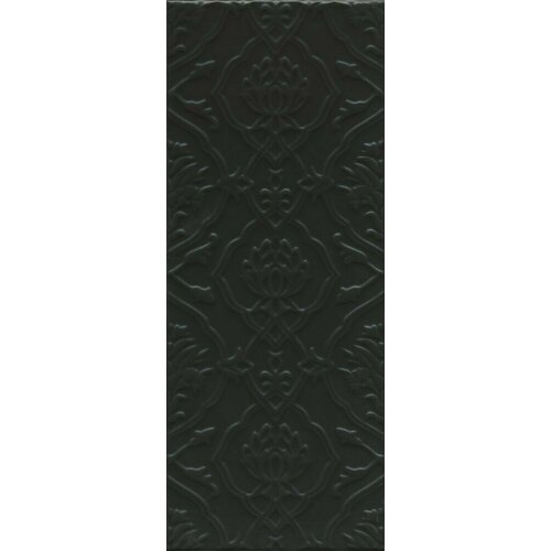 7230 Альвао структура черный матовый 20х50 керам. плитка