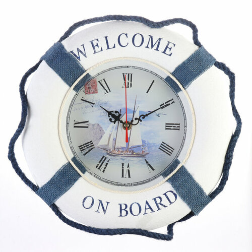 Часы настенные серия Море Стаксель дискретный ход d-30 см 2248₽