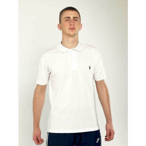 фото Поло, размер 52, белый sport life el