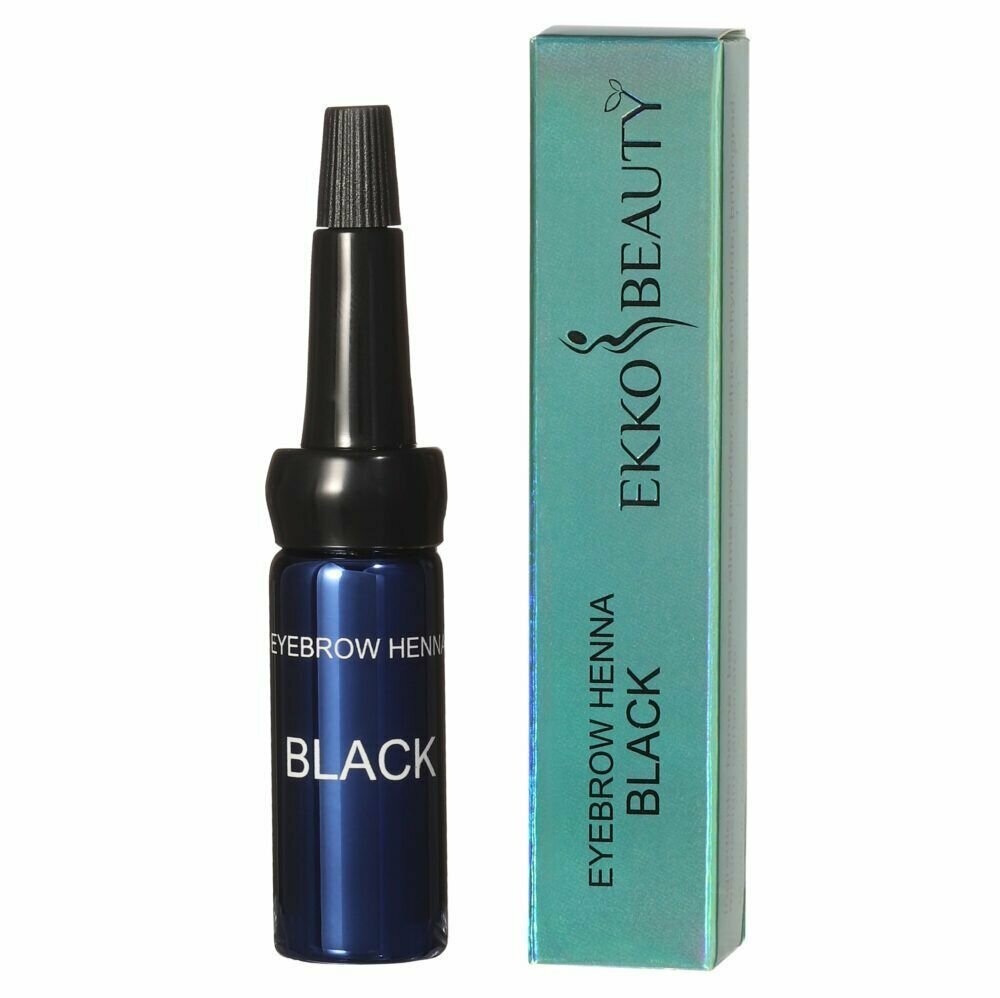 Хна для бровей EkkoBeauty BLACK