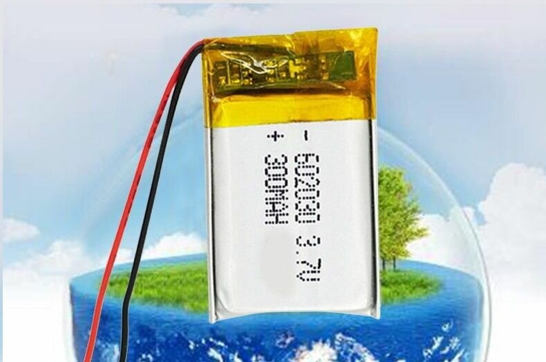 Аккумулятор Li-Pol 602030 (батарея) 6*20*30мм 2pin 3.7V/300mAh