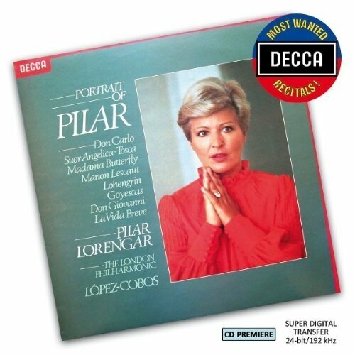 AUDIO CD Portrait of Pilar Decca Most Wanted Recitals Vol. 27 audio cd romantic songs decca most wanted recitals vol 1