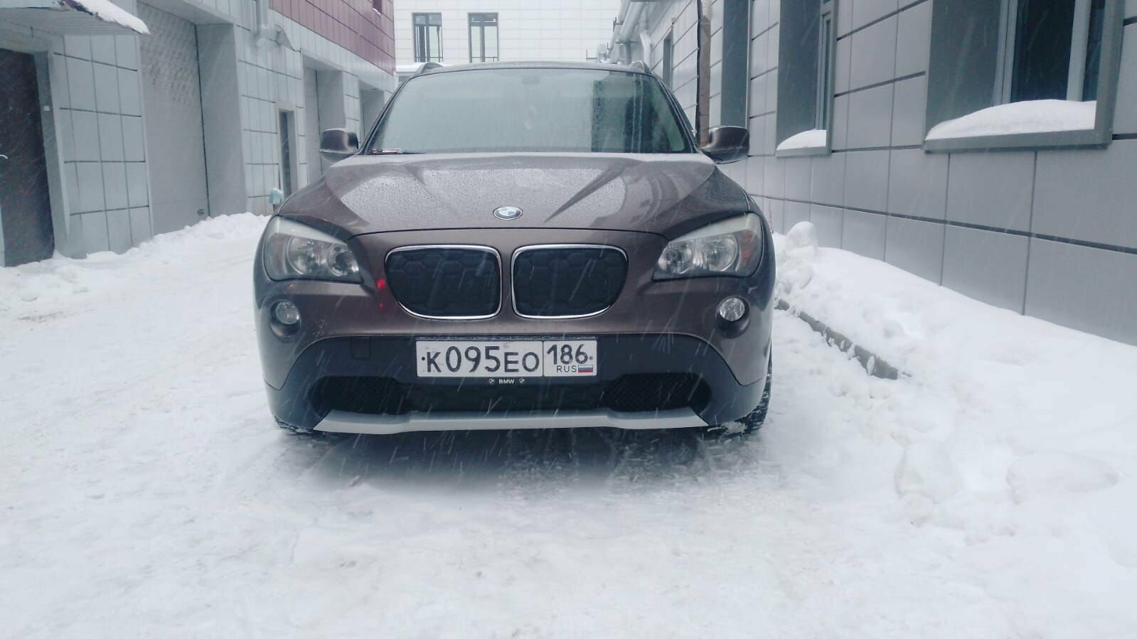 Утеплитель радиатора и бампера для BMW X1 2009 -2012 E84