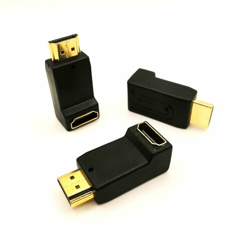 Переходник HDMI гнездо - HDMI штекер вид2 переходник hdmi гнездо hdmi штекер орбита ot avw30