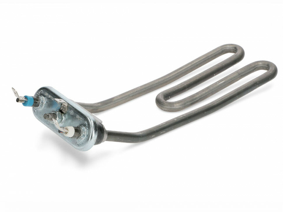 фото ТЭН стиральной машины INDESIT, ARISTON, ARDO 1950W, длина 200мм, гнутый, без отверстия под датчик 524006201