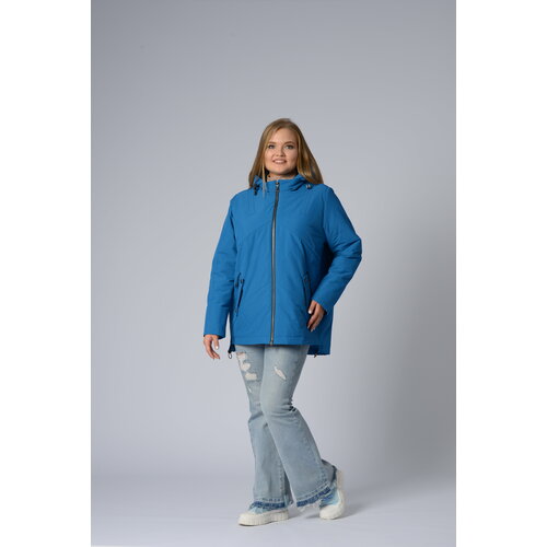 фото Куртка karmelstyle, размер 52, синий