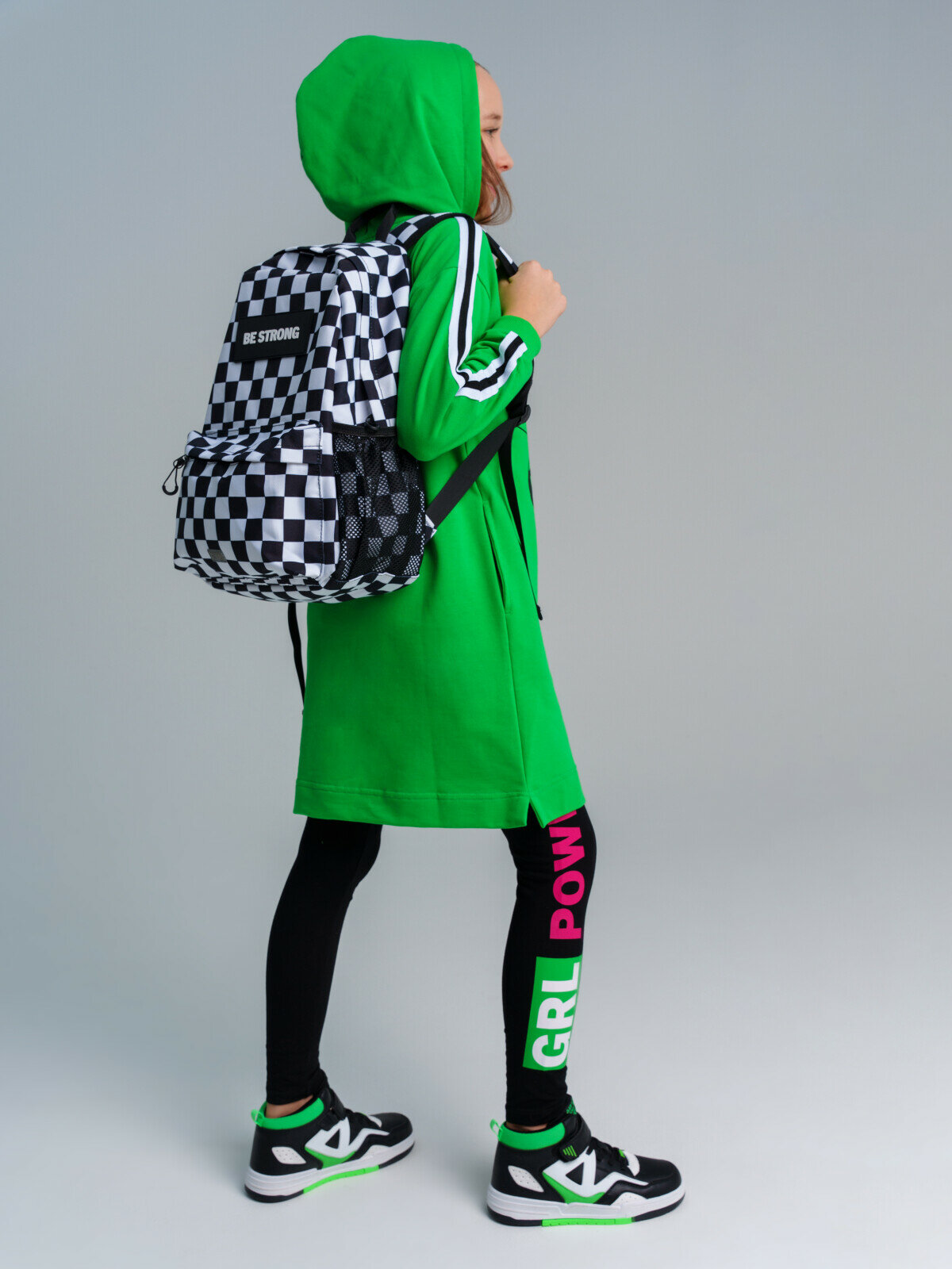 Рюкзак для девочки PlayToday, размер 40*30*15 см, черный — фото 1