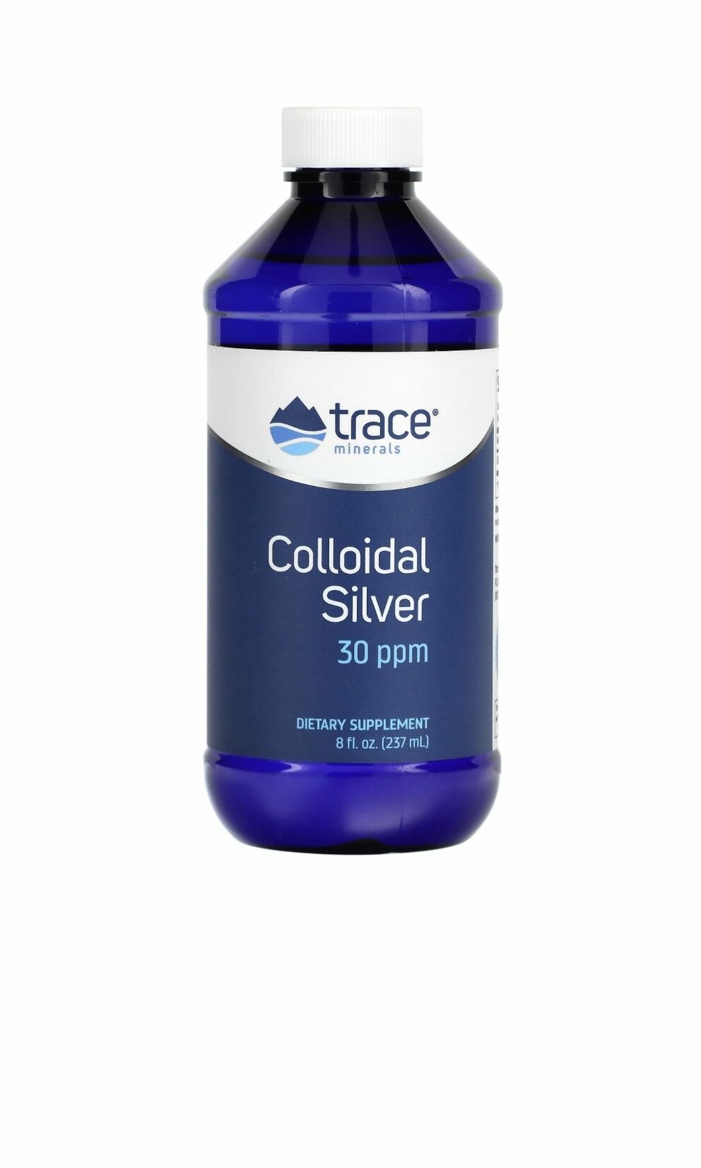 Коллоидное Серебро 30 ч/млн TRACE MINERALS Colloidal Silver 30 ppm 237 мл