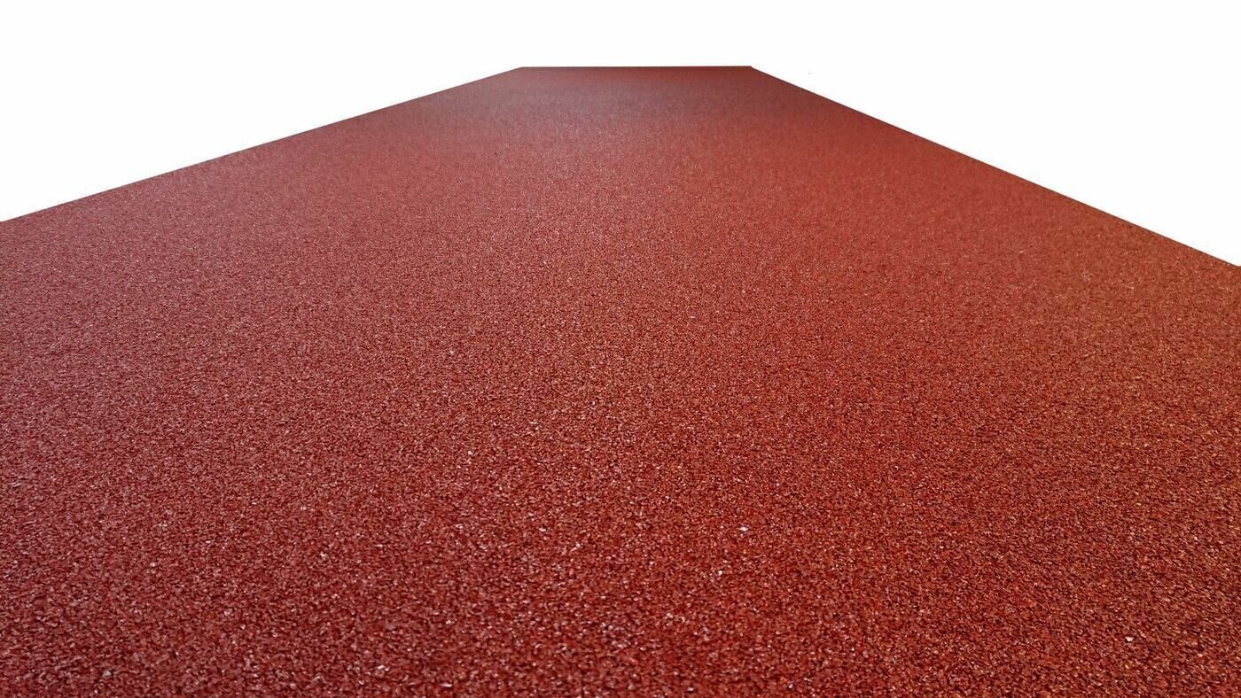 Покрытие из резиновой крошки Амортекс, 1500x3000x10мм, цвет красный