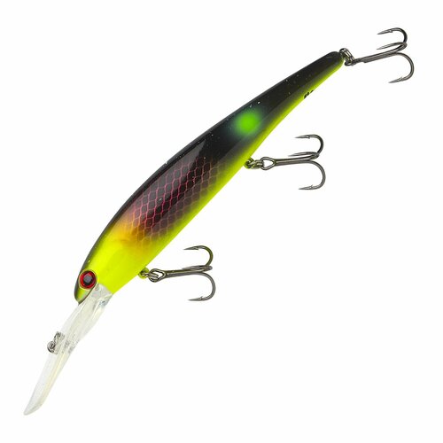 фото Воблер для рыбалки bandit walleye deep #ol152 black pink/yellow head